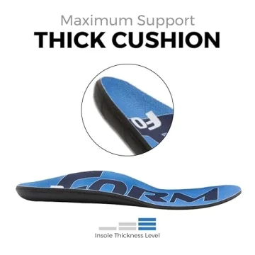 Maximum Support Insoles for Plantar Fasciitis Comfortable Fit