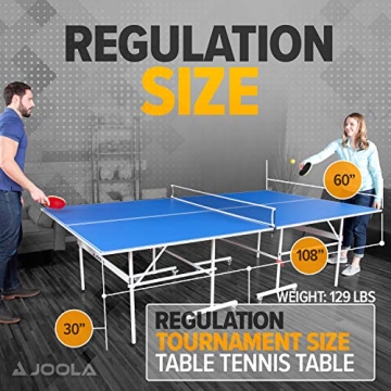 JOOLA Indoor 15mm Table Tennis - Compact & Fun