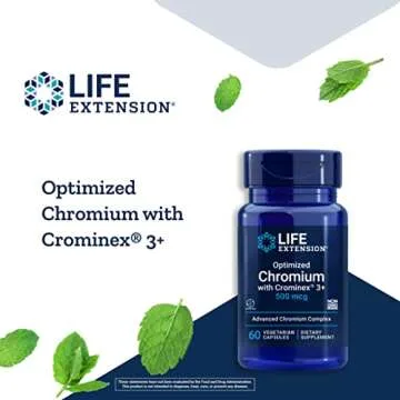 Life Extension Chromium 500 mcg for Metabolism Support