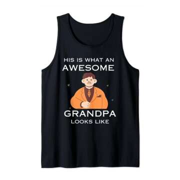 This is what an awesome grandpa looks like T-Shirt Tank Top