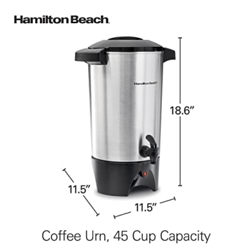 45 Cup Coffee Urn & Beverage Dispenser by Hamilton Beach