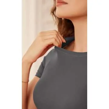 ODODOS Lightweight Short Sleeve Tee for Women