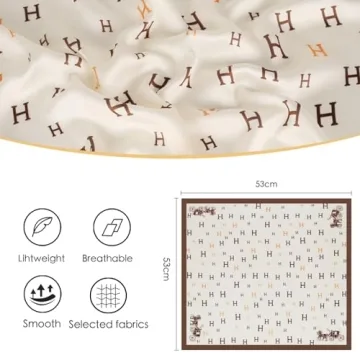 EXTREE Silky Satin Headscarf for Women - Versatile & Stylish