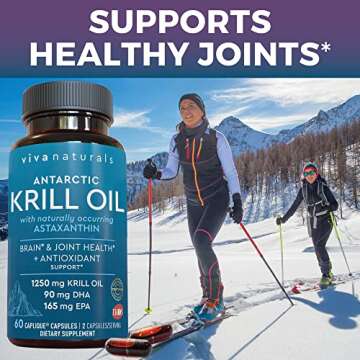 Antarctic Krill Oil, Elderberry Vitamin C & Zinc and Triple-Strength Omega 3 Fish Oil Bundle, 1250 mg Krill Oil and 2,500 mg Fish Oil Providing Omega 3 EPA and DHA, Elderberry for Immune Support