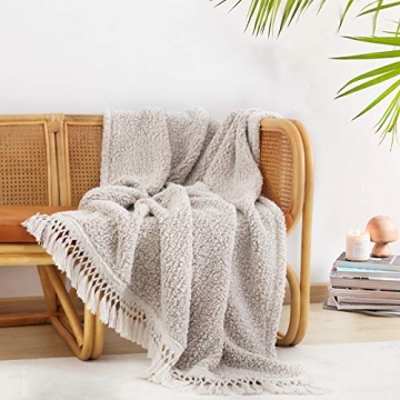 Ultra Soft Cozy Sherpa Blanket, Lightweight 60x80