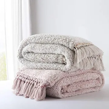 Ultra Soft Cozy Sherpa Blanket, Lightweight 60x80
