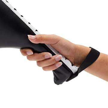 Juvale 2 Pack Taekwondo Kick Pads - Black Boxing Paddles for Karate Gear, Kickboxing, and TKD Sparri...