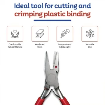 TruBind Heavy Duty Coil Binding Pliers With Rubber Handles