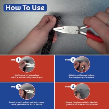 TruBind Heavy Duty Coil Binding Pliers With Rubber Handles