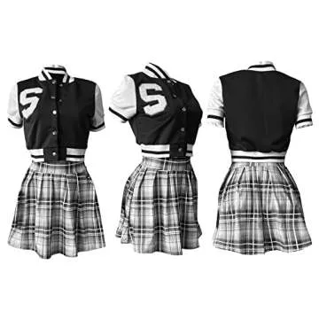 Stylish KIEBXANX Women 2 Piece Skirt Sets for Casual Wear