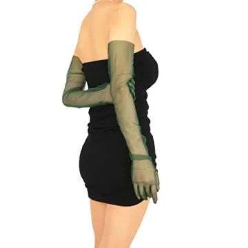 Elegant QRBTSCL Tulle Wedding Gloves for Every Occasion