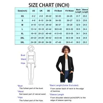 Oversized Women's Open Front Cardigan with Pockets