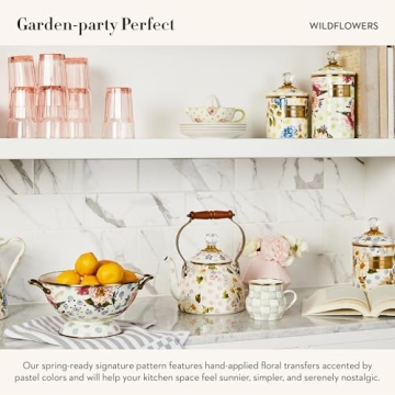 Stunning MacKenzie-Childs Enamel Colander for Your Kitchen