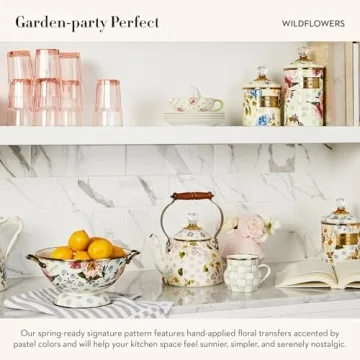 Stunning MacKenzie-Childs Enamel Colander for Your Kitchen