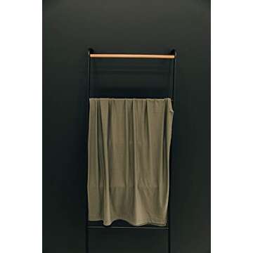 Mebie Baby Olive Stretch Swaddle Blanket - Soft, Stylish, and Versatile for Infants