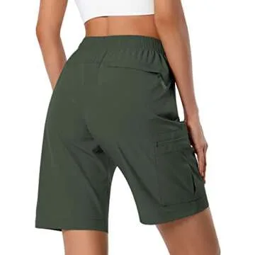 Women's Quick Dry Hiking Shorts with Zipper Pockets