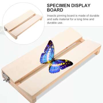 Yardwe Insect Pinning Board - Adjustable Specimen Display for Science