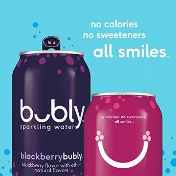 Bubly Cherry Sparkling Water - 18 Pack of 12 Fl Oz Cans