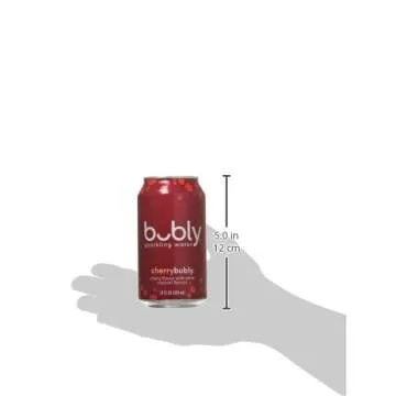 Bubly Cherry Sparkling Water - 18 Pack of 12 Fl Oz Cans