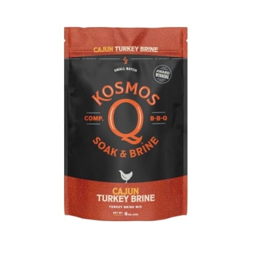 Kosmos Q Cajun Brine Mix - 16 Oz Fiery BBQ Brine for Turkey
