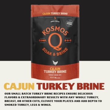 Kosmos Q Cajun Brine Mix for Juicy, Flavorful Turkey