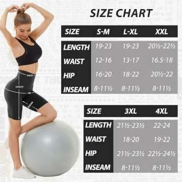 Sundwudu Biker Shorts 4 Pack for Women – High Waist Comfort