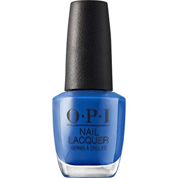 OPI Nail Lacquer: Vibrant Blue Crème Chip-Resistant Polish | Lisbon Collection