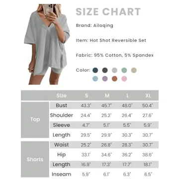 Ailoqing Stylish Summer Biker Short Set for Women