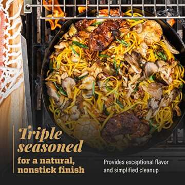 Lodge Blacklock Triple Seasoned Skillet Set