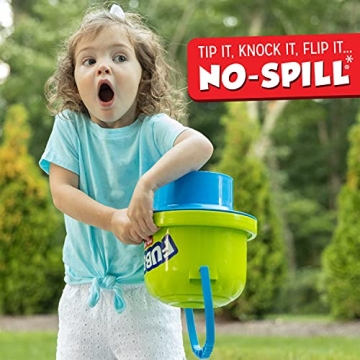 No-Spill Fubbles Big Bubble Bucket for Kids Outdoor Fun