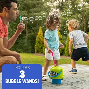No-Spill Fubbles Big Bubble Bucket for Kids Outdoor Fun