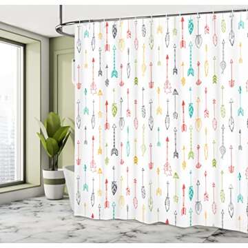 Ambesonne Arrows Shower Curtain - Stylish Bathroom Decor