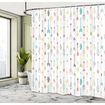 Ambesonne Arrows Shower Curtain - Stylish Bathroom Decor