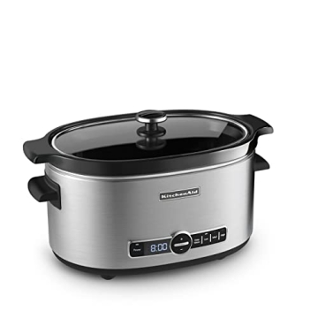 KitchenAid KSC6223SS 6-Qt. Slow Cooker - Perfect for Every Meal!