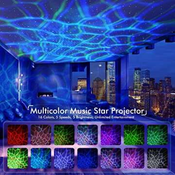 Rossetta Galaxy Projector: Enhance Your Space with Stars and Sound