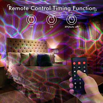 Rossetta Galaxy Projector - Music, White Noise & Stars