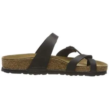 Birkenstock Women's Mayari Sandal,Black Birko-flor,36 EU/5-5.5 M US