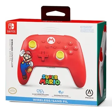 Mario Wireless Controller for Nintendo Switch Renewed