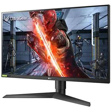 LG 27GL650F-B 27 Inch Full HD Ultragear G-Sync Compatible Gaming Monitor with 144Hz Refresh Rate and HDR 10 - Black