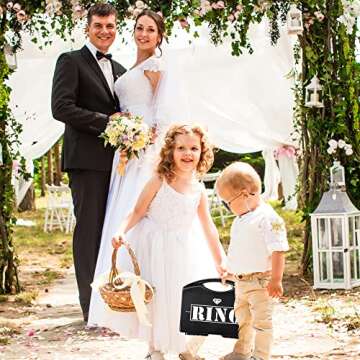 Ring Wedding Bearer Security:Ring Wedding Security Set Ring Box Bearer + Glasses + Earpiece + Badge ...