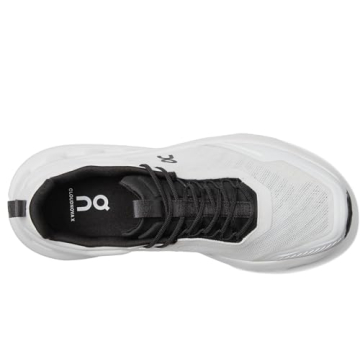 On Women's Cloudnova X Sneakers, White/Black, 6 Medium US