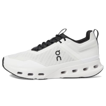 On Women's Cloudnova X Sneakers, White/Black, 6 Medium US