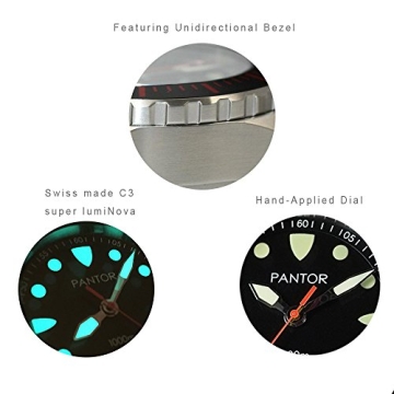 Pantor Seahorse Dive Watch 1000m for Adventurers