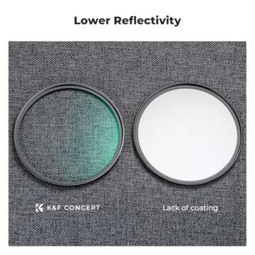 K&F Concept 67mm Black Diffusion Filter for Cinematic Imaging