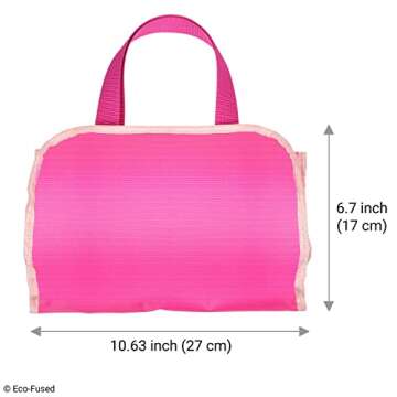 Fold out toy organizer storage bag for girls - Ideal for toys, accessories and collectibles - Also great for arts & crafts, cupcake decorations, make-up, etc.