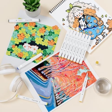 120 Dual Tip Alcohol Markers Set for Artists and Beginners