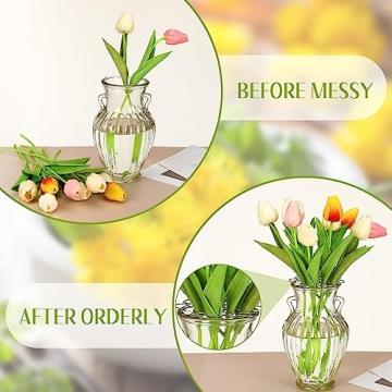 Elegant Hotop Flower Arrangement Holders Set for Vases