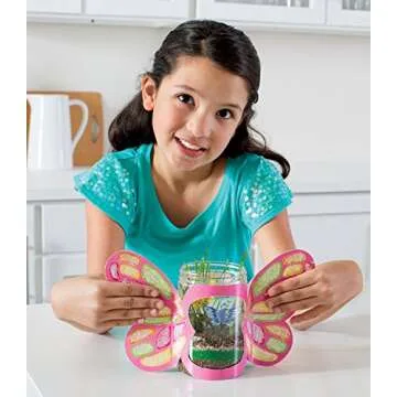 Sparkle N' Grow Butterfly Terrarium Kit for Kids