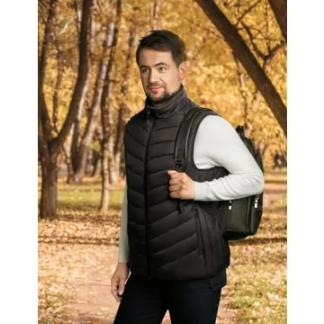 SOLJIKYE Heated Vest for Men - 6 Heating Zones