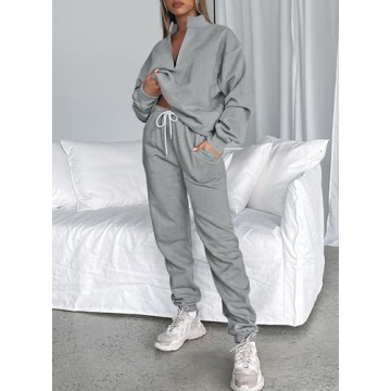 Aleumdr Cozy 2 Piece Women’s Jogging Sweatsuit Set